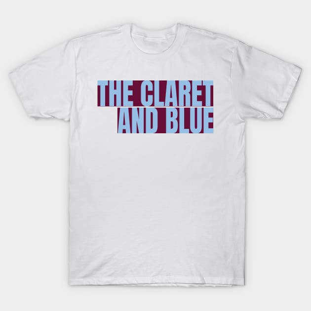 Claret and blue t shirt best sale